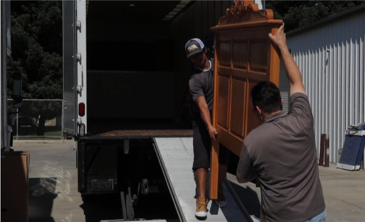 All Cal Moving truck safely transporting residential furniture across Fresno County, California.