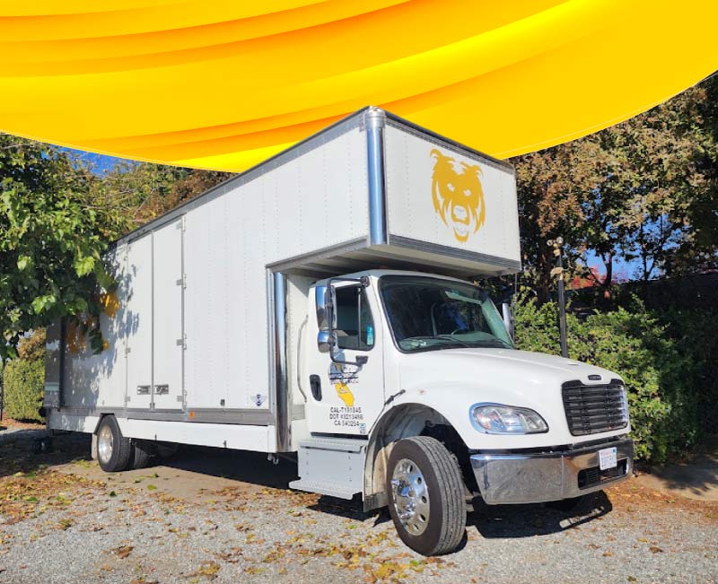 Professional All Cal Moving truck preparing for a residential relocation job as a reputable moving company in Hanford.